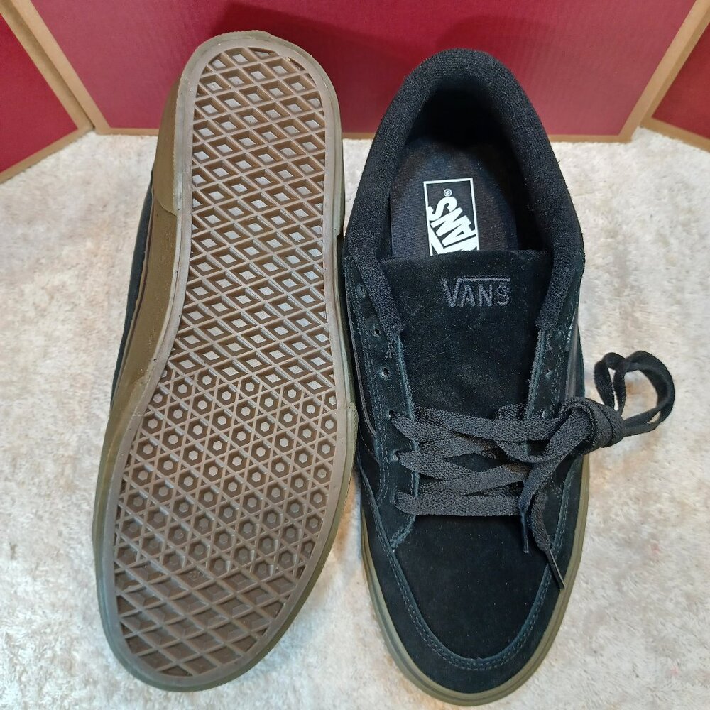 Vans Men's 9.5/Women's 11 Bearcat Black/Dark Gum VN000DT239L New - Picture 3 of 12